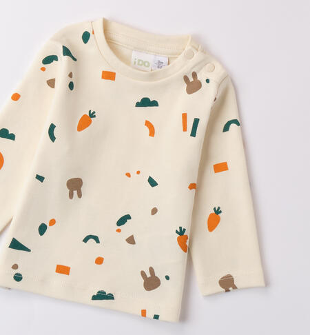 Cotton Baby T-shirt LATTE-ARANCIO-6ASS