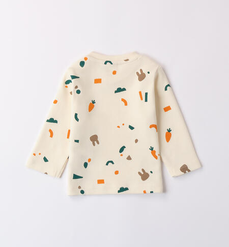 Cotton Baby T-shirt LATTE-ARANCIO-6ASS