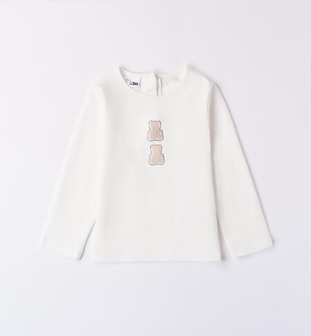 Girl's tee shirt CREAM