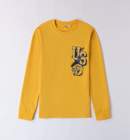 LONG SLEEVE ROUND-NECK  GIALLO-1614