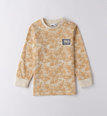 LONG SLEEVE ROUND-NECK BEIGE