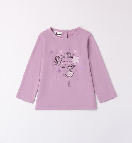 Long sleeve t-shirt little girl LILLA-3111