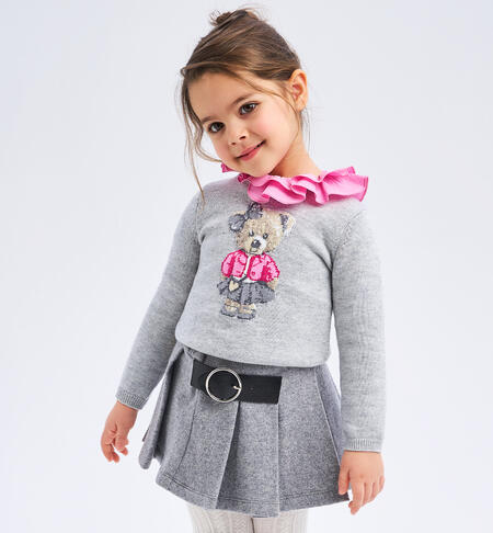 Maglioncino elegante bambina
 GRIGIO MELANGE-8948