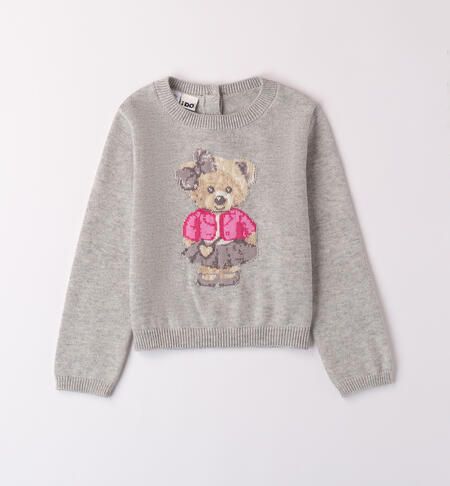 Girl elegant sweater GREY