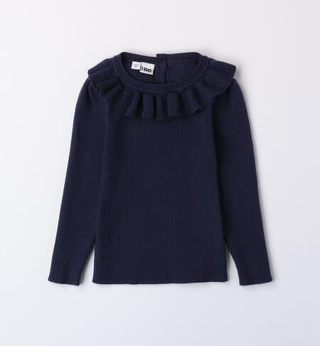 Little sweater for girl NAVY-3854