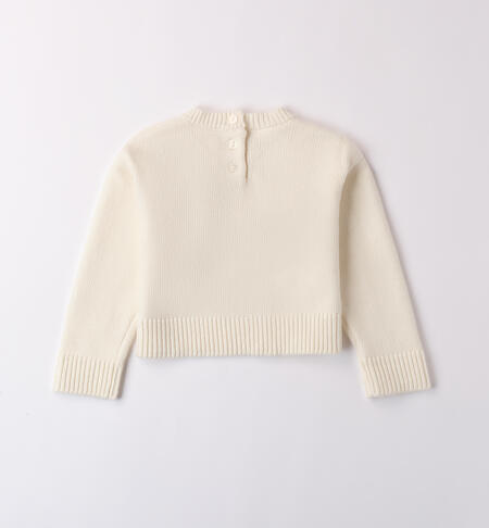 Girl sweater with bows PANNA-0112