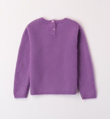 Sweater girl hearts VIOLET-3333