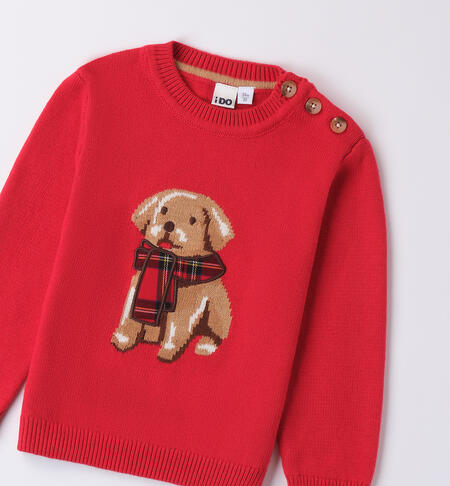 Christmas sweater for boy ROSSO-2253