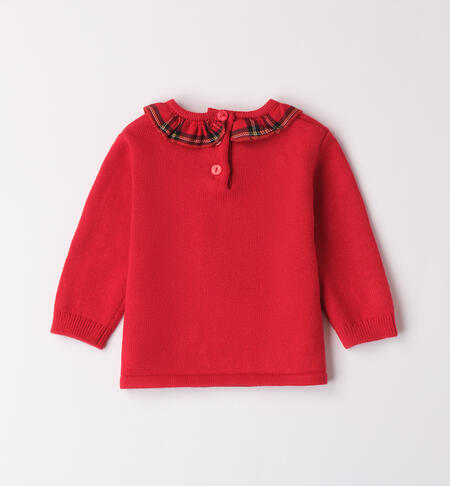 Maglione natalizio bimba ROSSO