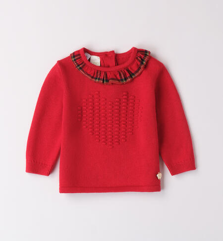 Christmas Baby Girl Sweater ROSSO-2253