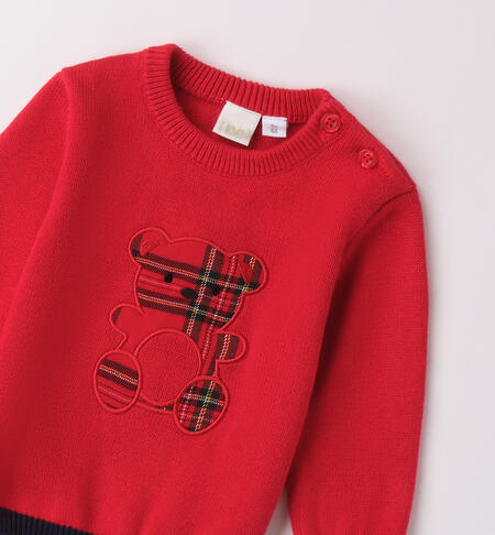 Christmas Baby Sweater ROSSO-2253