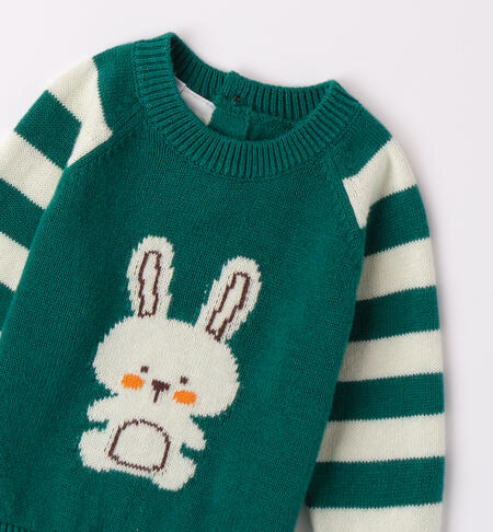 Bunny Baby Sweater VERDE-4526