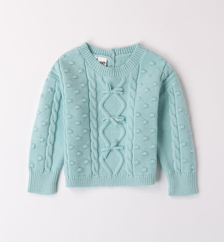 Baby girl sweater DARK MINT-4143