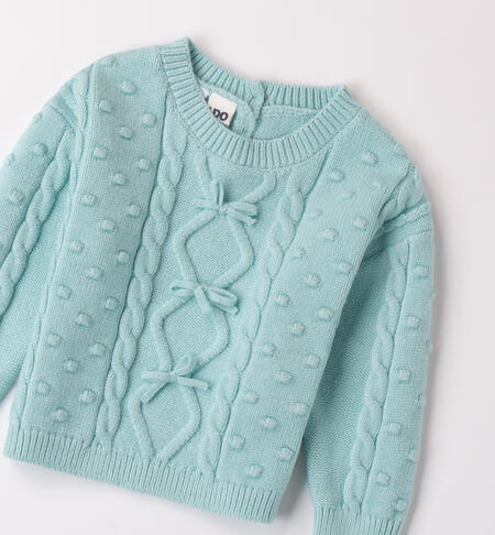 Baby girl sweater DARK MINT-4143