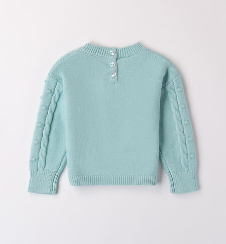 Baby girl sweater DARK MINT-4143