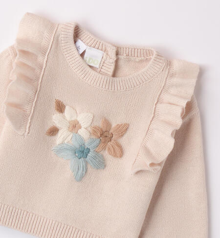 Baby Girl Sweater CRYSTAL GRAY-2911