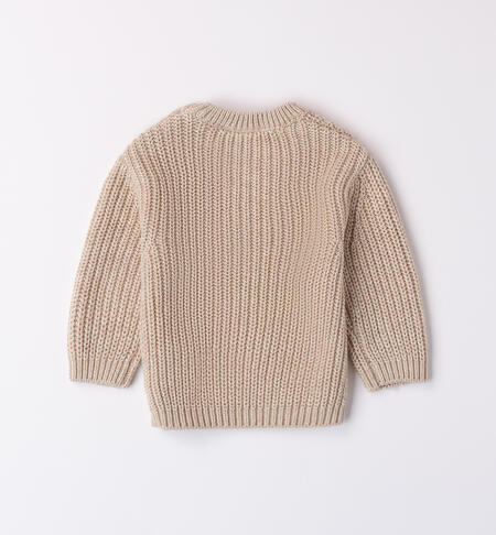 Baby Sweater BEIGE MELANGE-8965