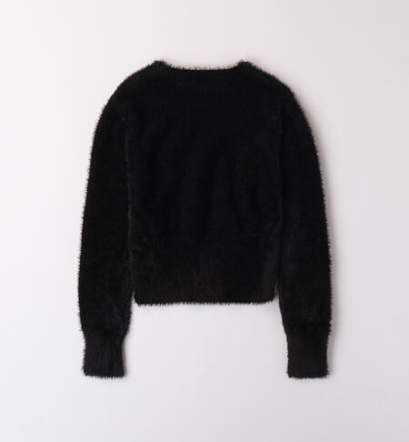 Tricot sweater for girl NERO-0658