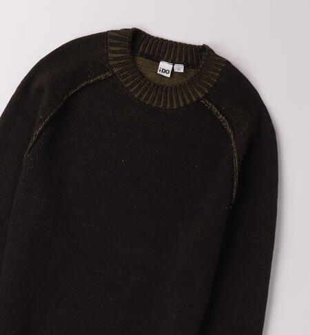 Boy's crew neck sweater NERO-0658