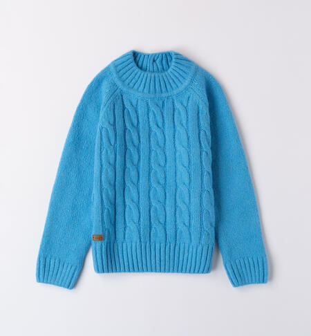 Baby boy braided sweater AZZURRO-3712