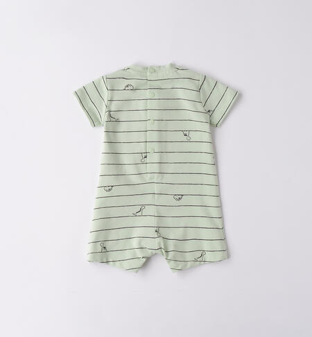 Newborn Romper VERDE-ANTRACITE-6BCW