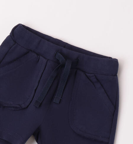 Pantaloncini bimbo in felpa NAVY-3854