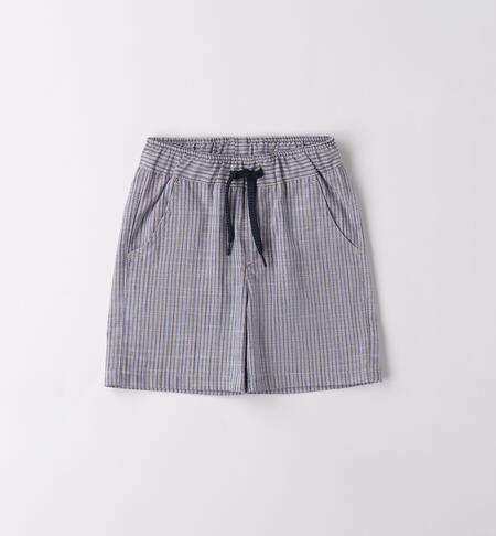 SHORT WOVEN TROUSERS BLUE