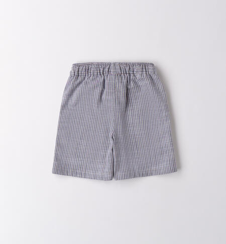 SHORT WOVEN TROUSERS  NAVY-3854