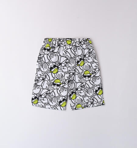 iDO short shorts BIANCO-NERO-6BCV