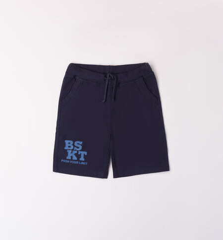 Boys' sporty shorts BLUE