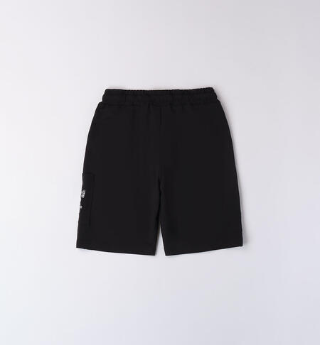 Pantalone 100% cotone per ragazzo NERO-0658