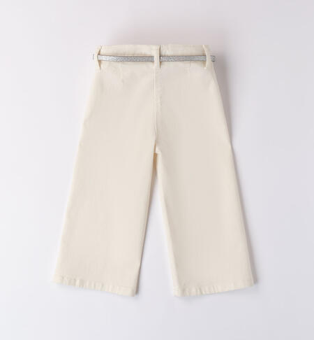 Pantalone a zampa per bambina PANNA-0112