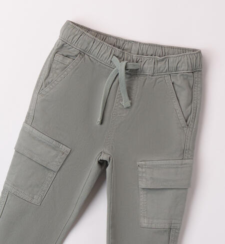 Boy's regular fit pants GREEN-4252