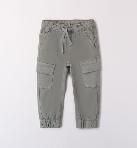 Boy's regular fit pants GREEN-4252