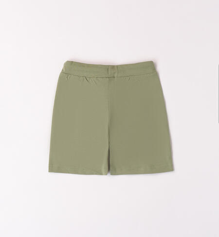 Pantalone corto camaleonte per bambino VERDE SALVIA-4921
