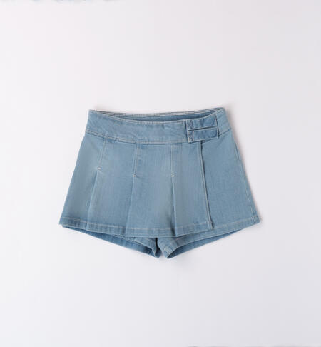 Girl's denim shorts BLUE