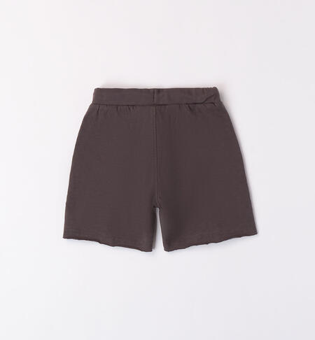 Pantalone corto per bambino GRIGIO SCURO-0566