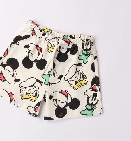 Boys' Mickey Mouse shorts BIANCO-MULTICOLOR-6AQD