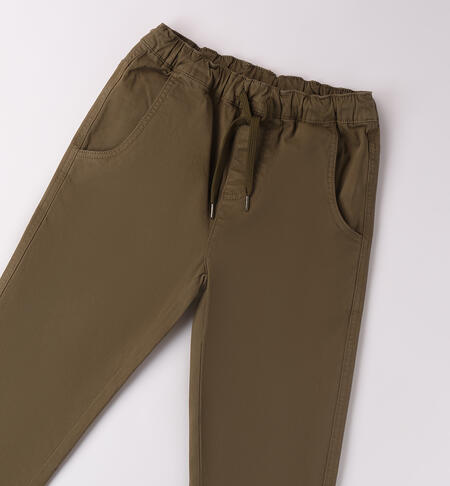 Pantalone da ragazzo iDO VERDE MILITARE -5563