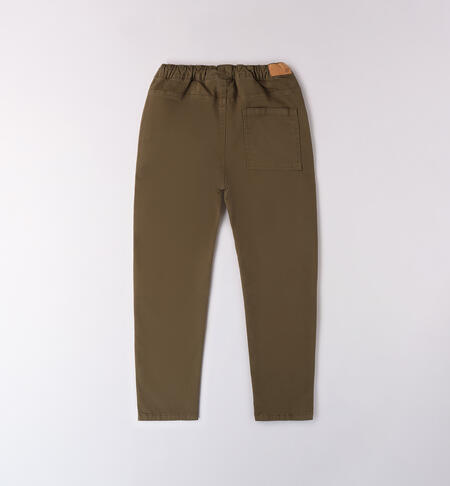 Boy's pants iDO VERDE MILITARE -5563