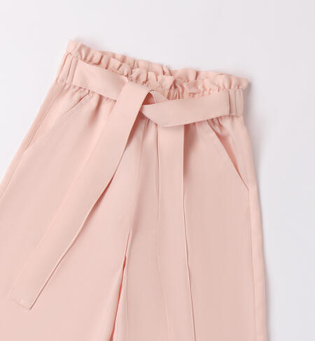 Pantalone elegante per bambina BEIGE ROSE-1044