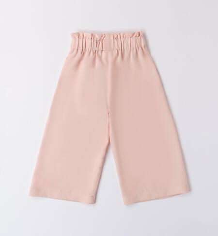 Elegant trousers for girls from 9 months to 8 years BEIGE ROSE-1044