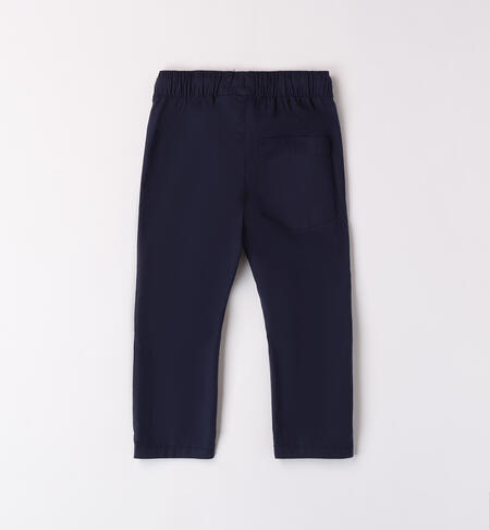Boys' cotton trousers NAVY-3854