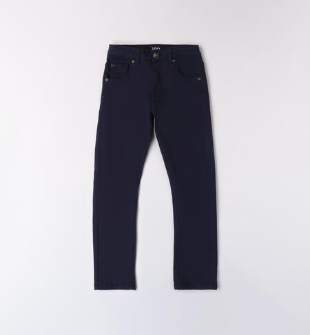 Boys' cotton trousers NAVY-3854