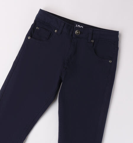 Boys' cotton trousers NAVY-3854