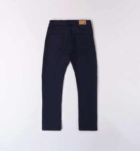 Boys' cotton trousers NAVY-3854