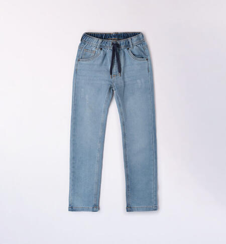 Pantalone in denim per ragazzo LAVATO CHIARISSIMO-7300