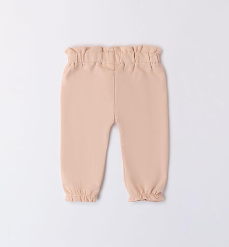 Girls' jersey fleece trousers ROSA DUST-1027