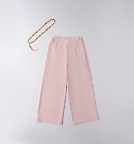 Girl's trousers with belt ROSA-2765