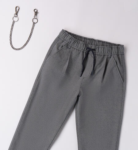 Boy pants with keychain NAVY-3885